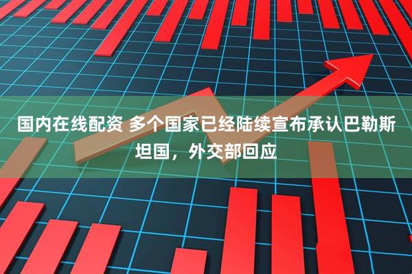 国内在线配资 多个国家已经陆续宣布承认巴勒斯坦国，外交部回应